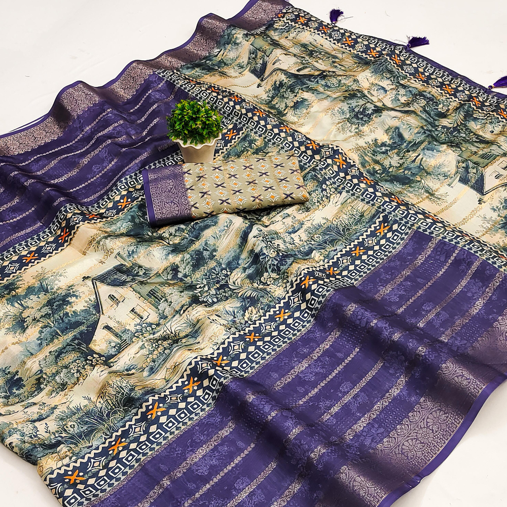 CENTER BEAUTY - CREAM&PURPLE